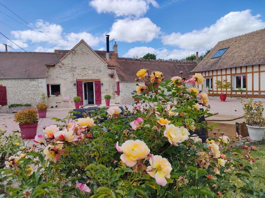 Les Lys Jolie Suite Parentale Privative Deux Adultes Avec Sdd Pertheville-Ners Luaran gambar